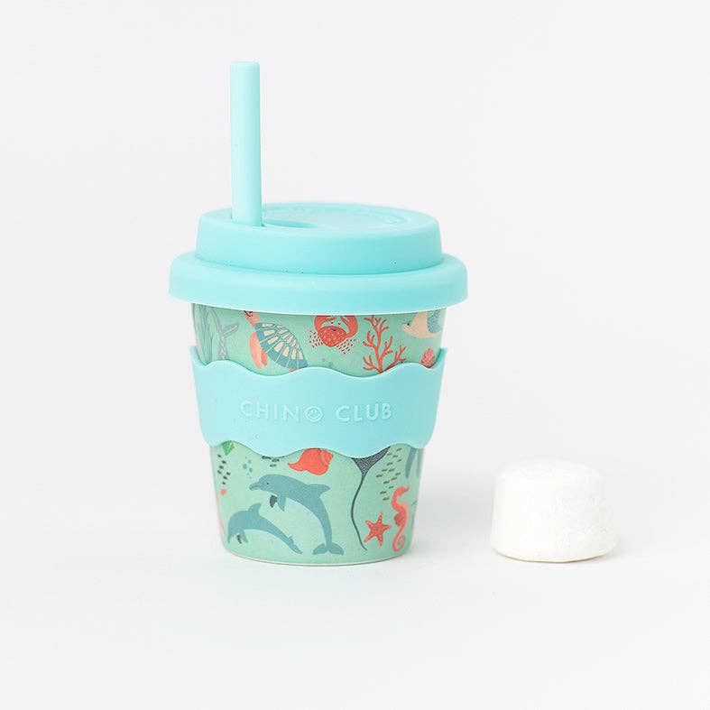Silicone Straw Chino Club Cup