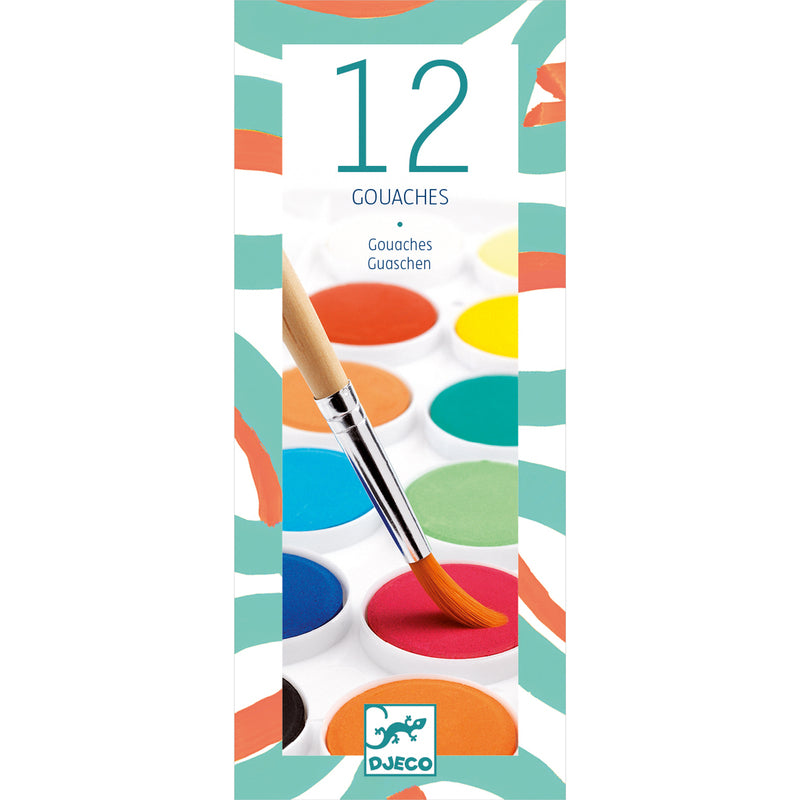 Djeco - 12 Colour Cakes Classic