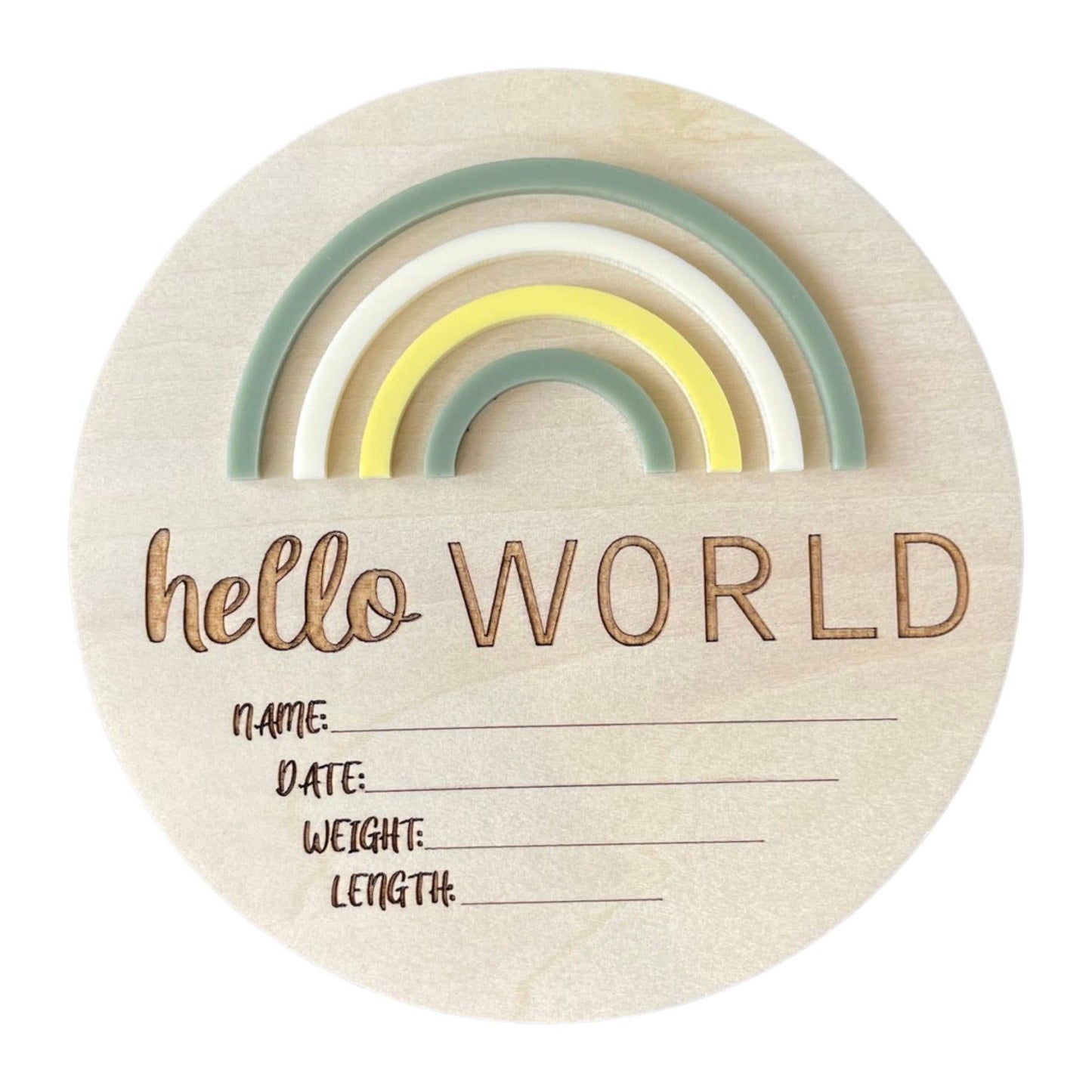 Hello World Rainbow Australiana