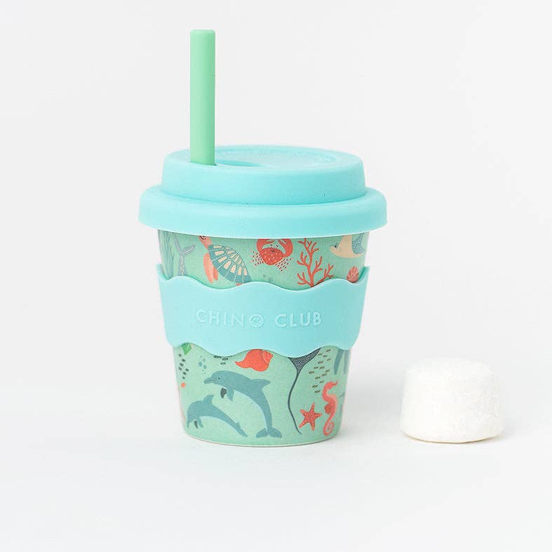 Silicone Straw Chino Club Cup