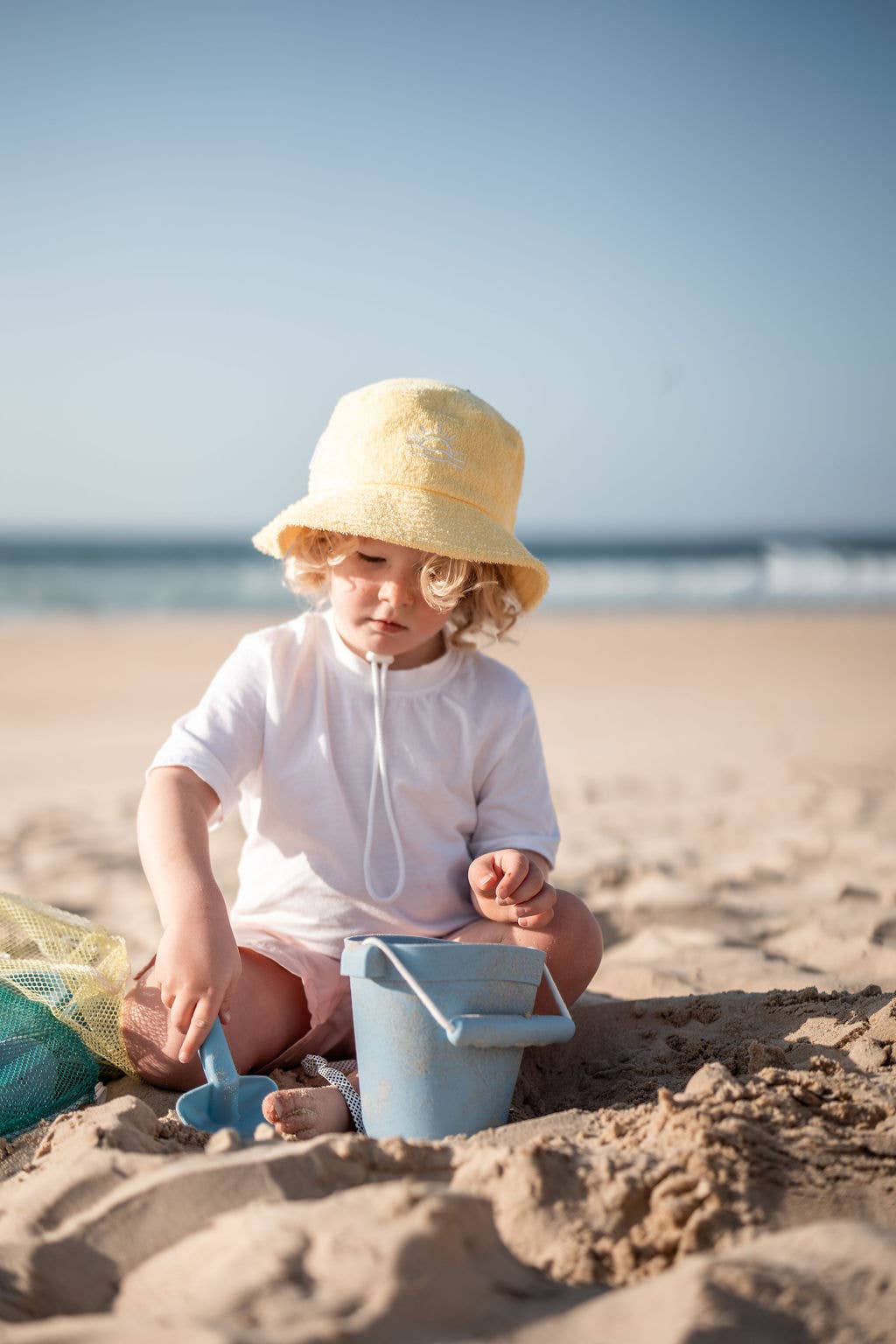 Palm beach bucket / pail: Yellow
