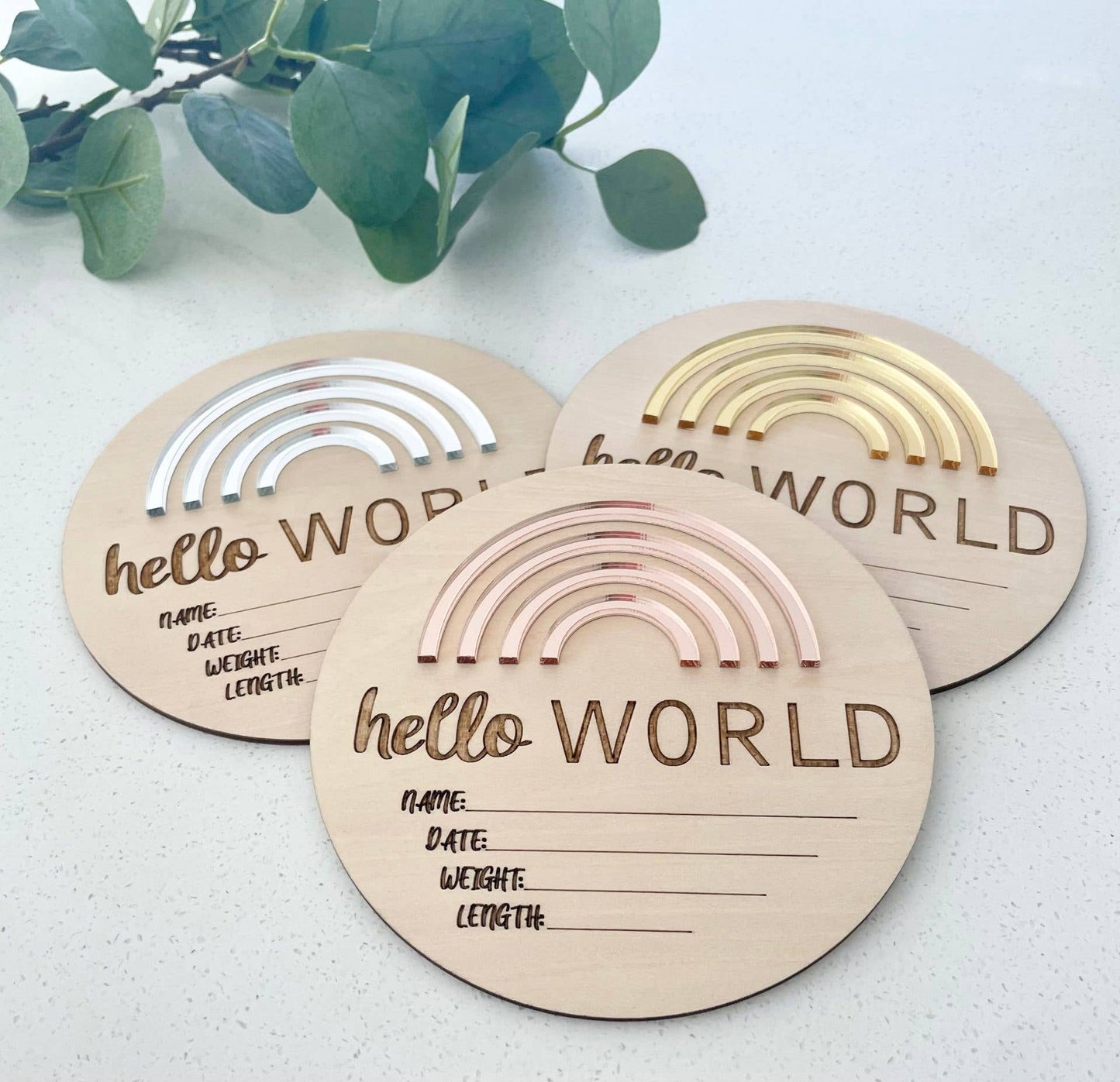Hello World Rainbow Metallics: Silver