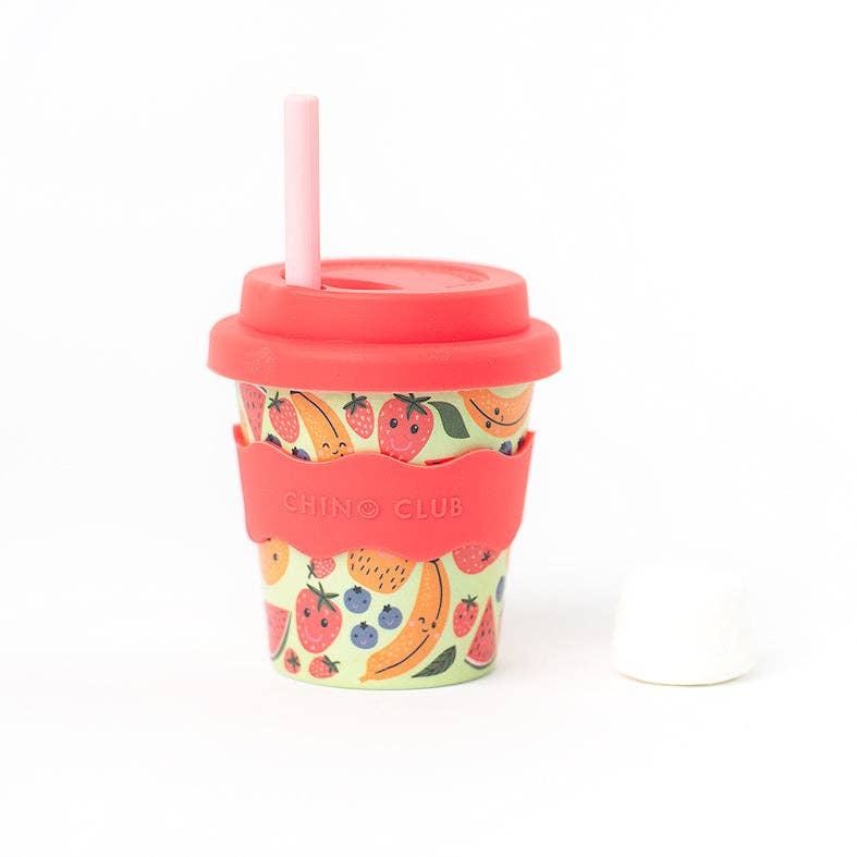 Silicone Straw Chino Club Cup