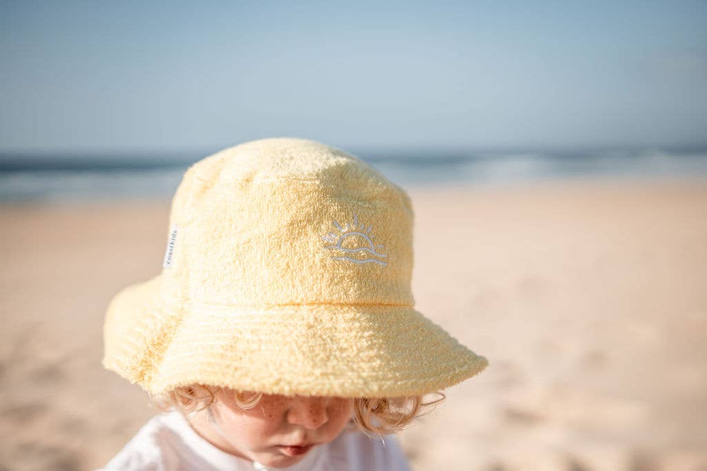 Terrigal bucket hat - terry towelling bucket hat