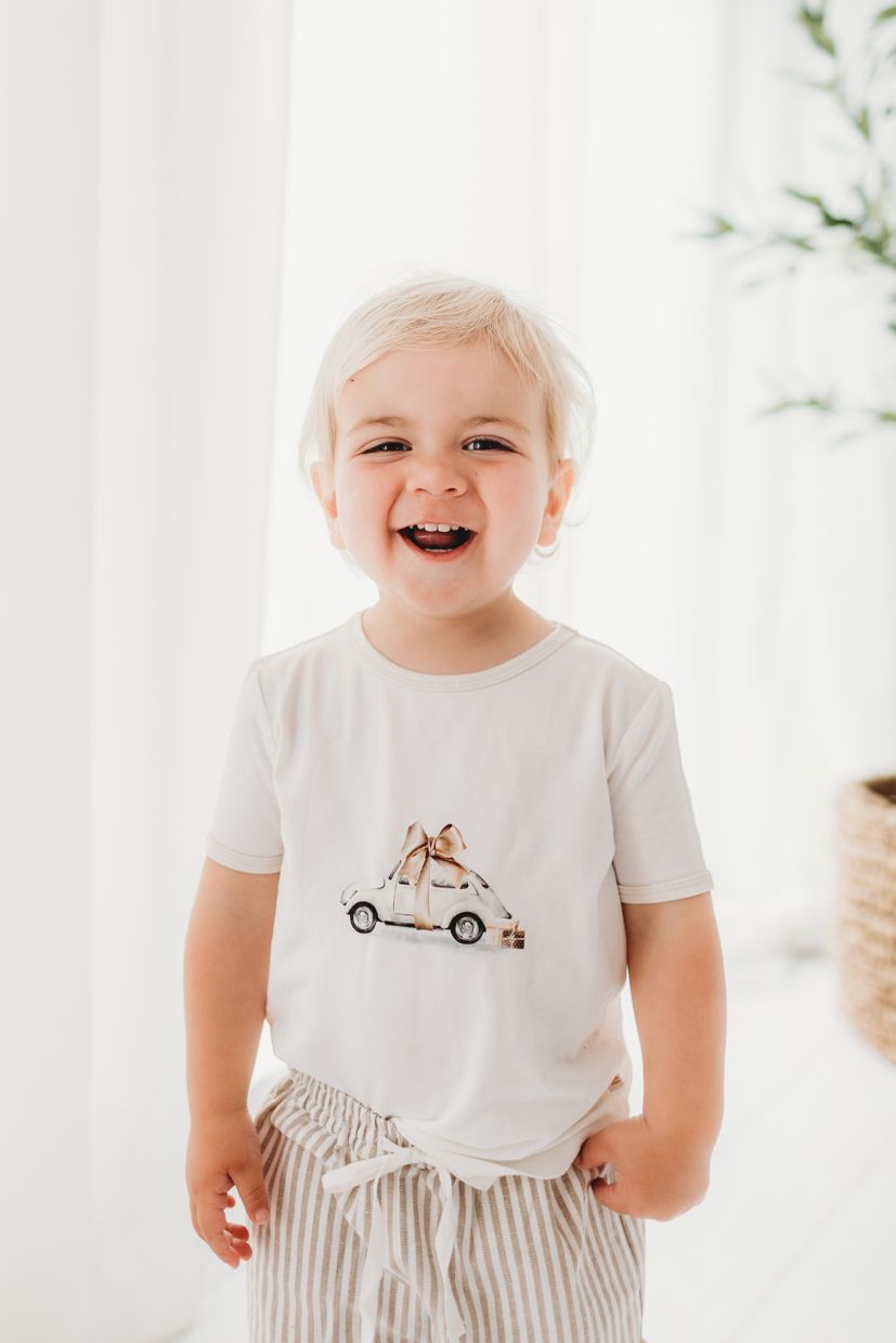 Child Of Mine - Beetle Bow Tee