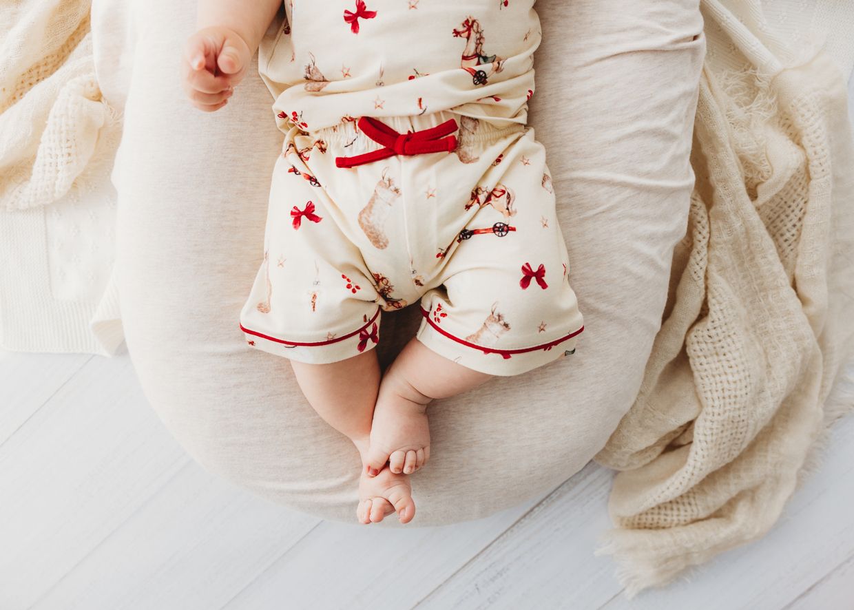 Child Of Mine - Bamboo Christmas Pyjamas - Vintage Rocking Horse