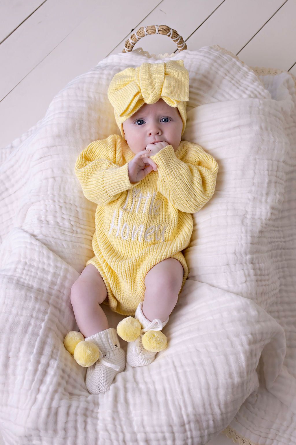 Little Honey Knit Romper