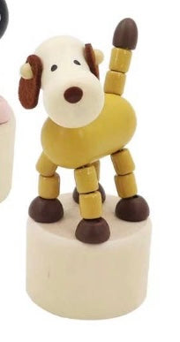 Wooden Farm Animal Press Toys