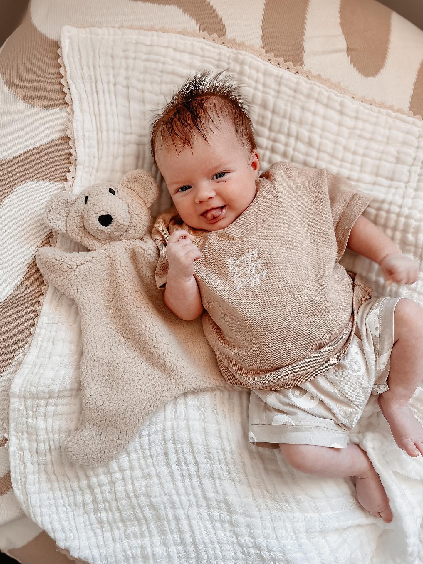 Little Teddy Comforter - Cream