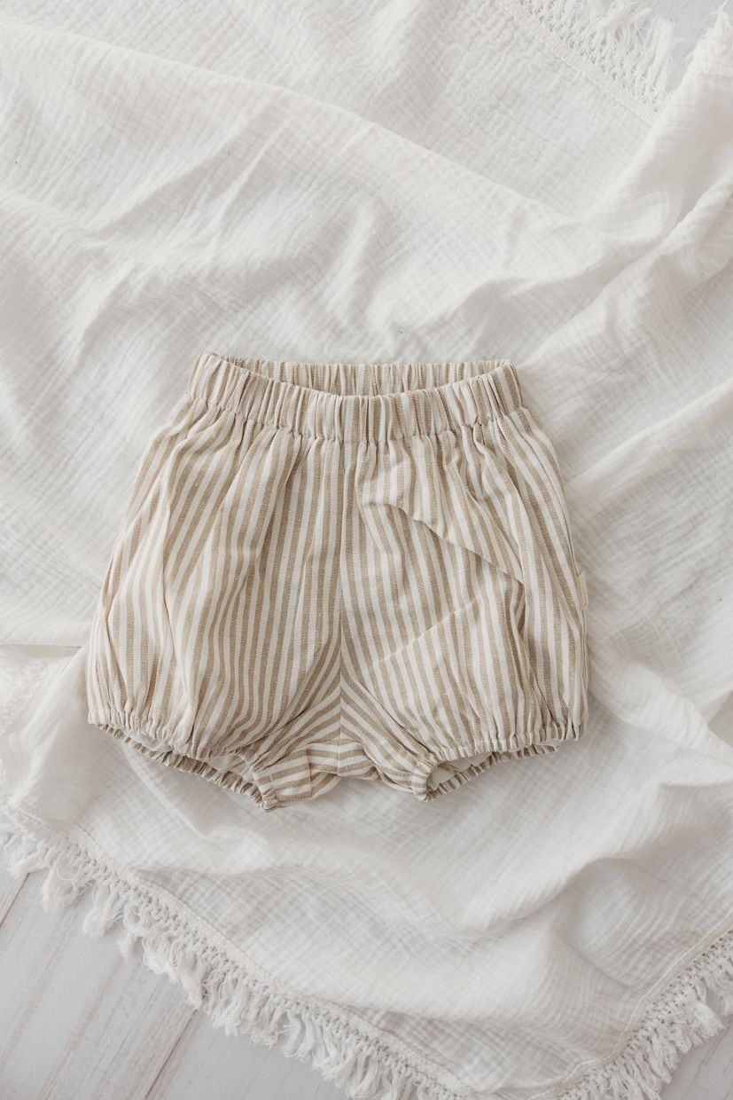 Child Of Mine - Linen Bloomers Oak Stripe - preorder