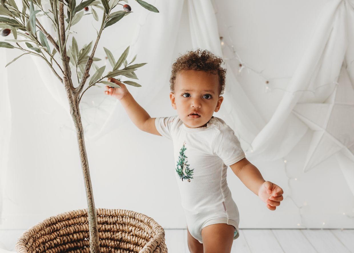 Child Of Mine -Santa's Forest Bodysuit - preorder