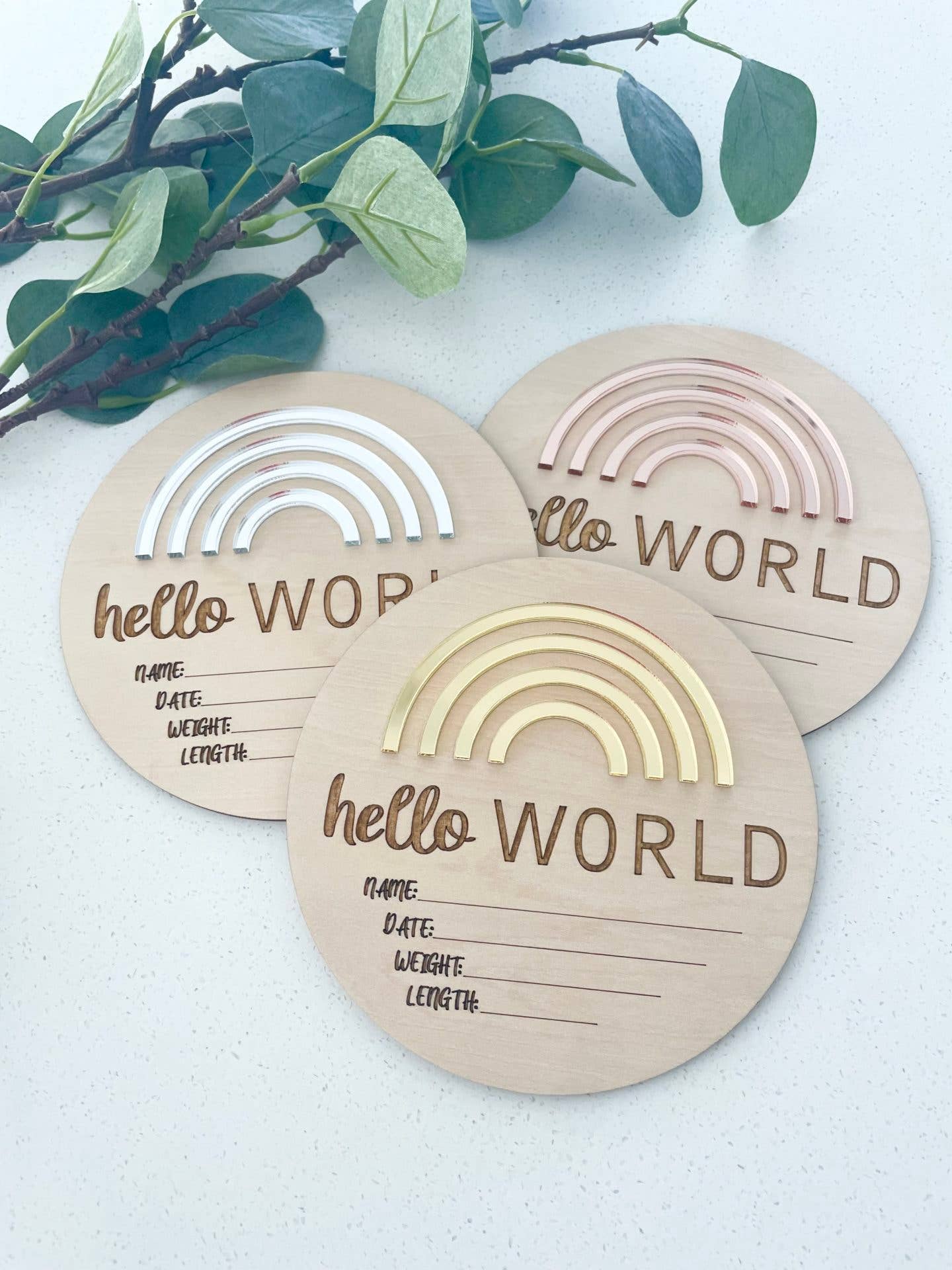 Hello World Rainbow Metallics: Silver
