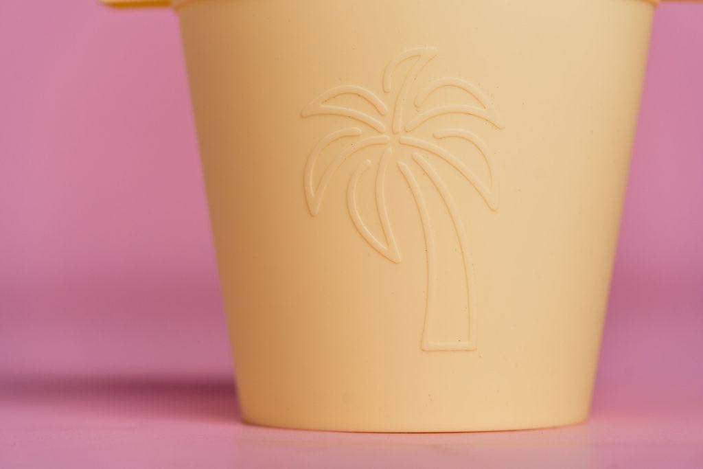 Palm beach bucket / pail: Yellow