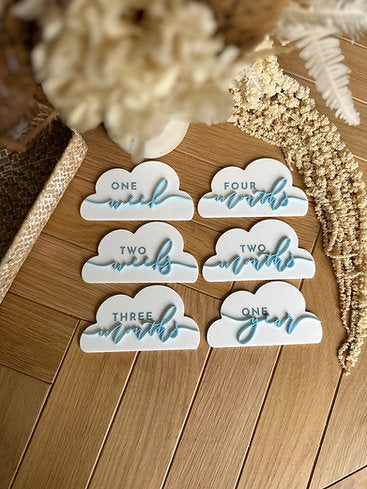 Blue Cloud Milestone Plaques