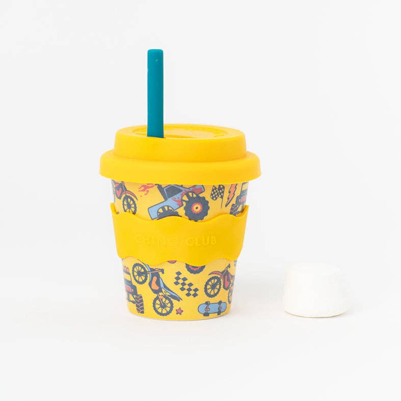 Silicone Straw Chino Club Cup