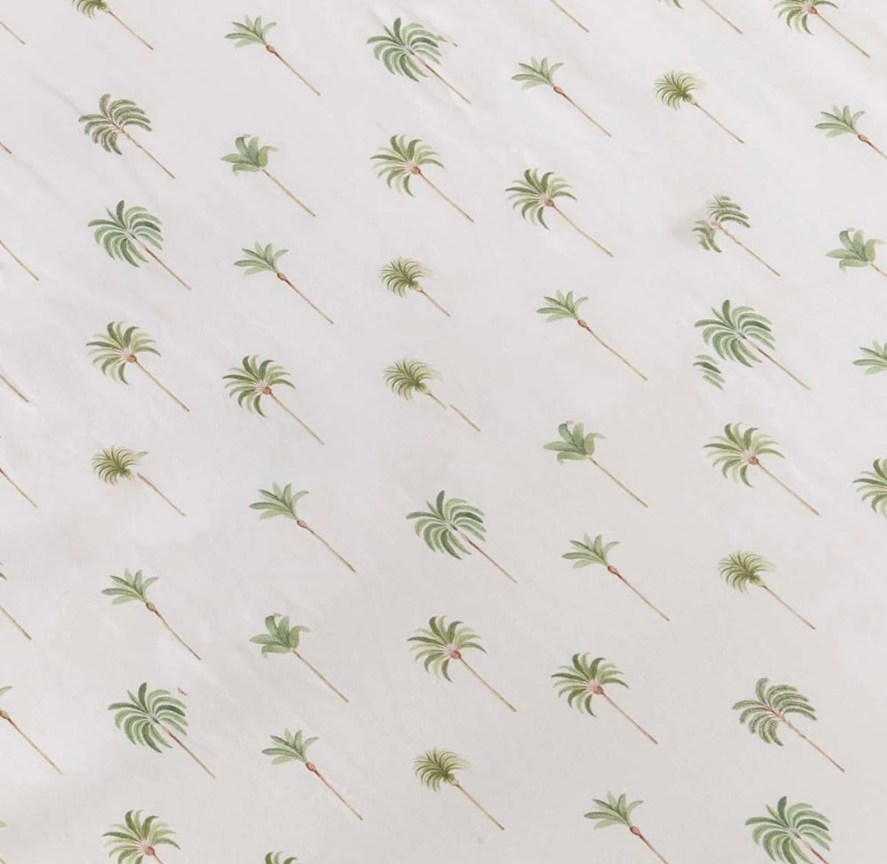 Snuggle Hunny Kids - Green Palm Bassinet Sheet / Change Pad Cover