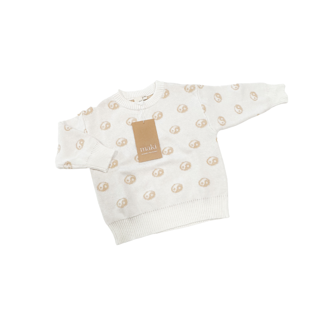 Knit Sweater - Yin Yang