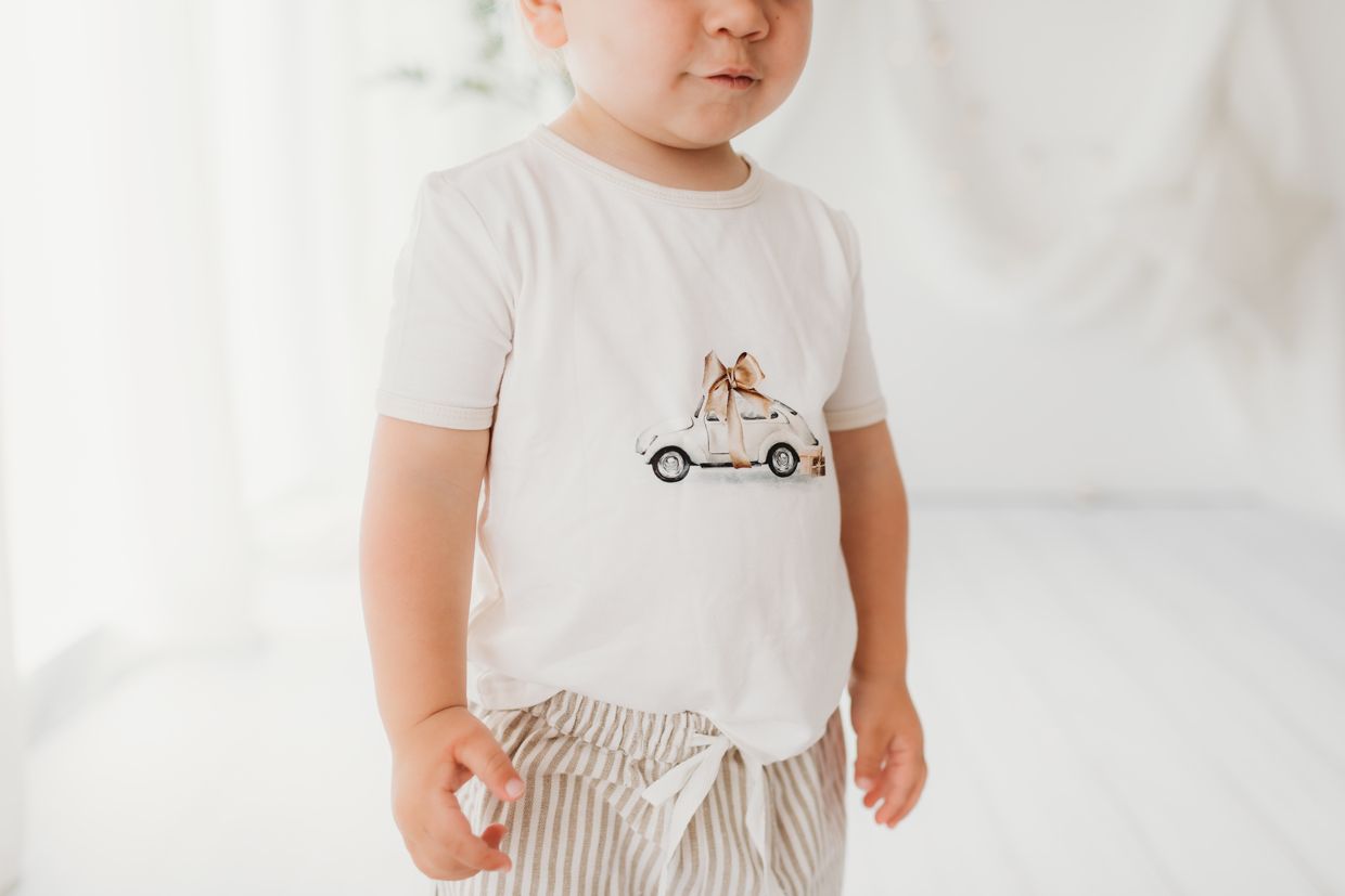 Child Of Mine - Beetle Bow Tee