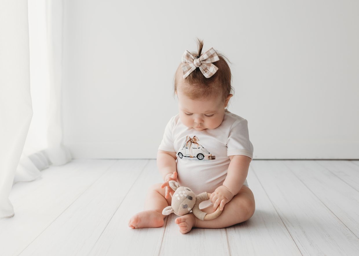 Child Of Mine - Beetle Bow Bodysuit - preorder