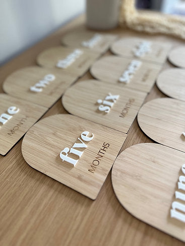 Bamboo Arch Milestone Cards