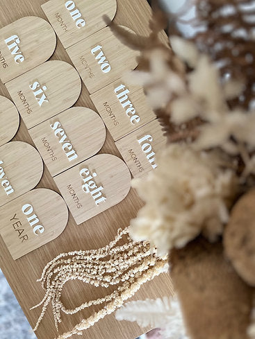 Bamboo Arch Milestone Cards
