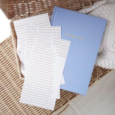 To My Son - Vintage Blue