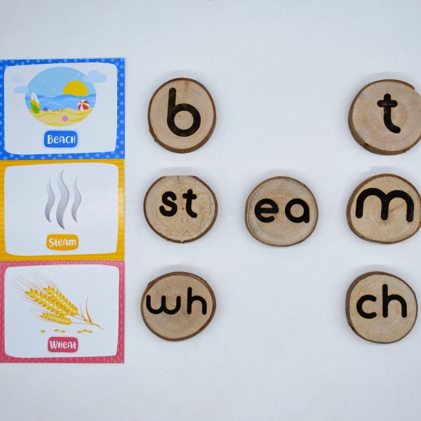 Qtoys - Wooden Phonogram Learning Kit