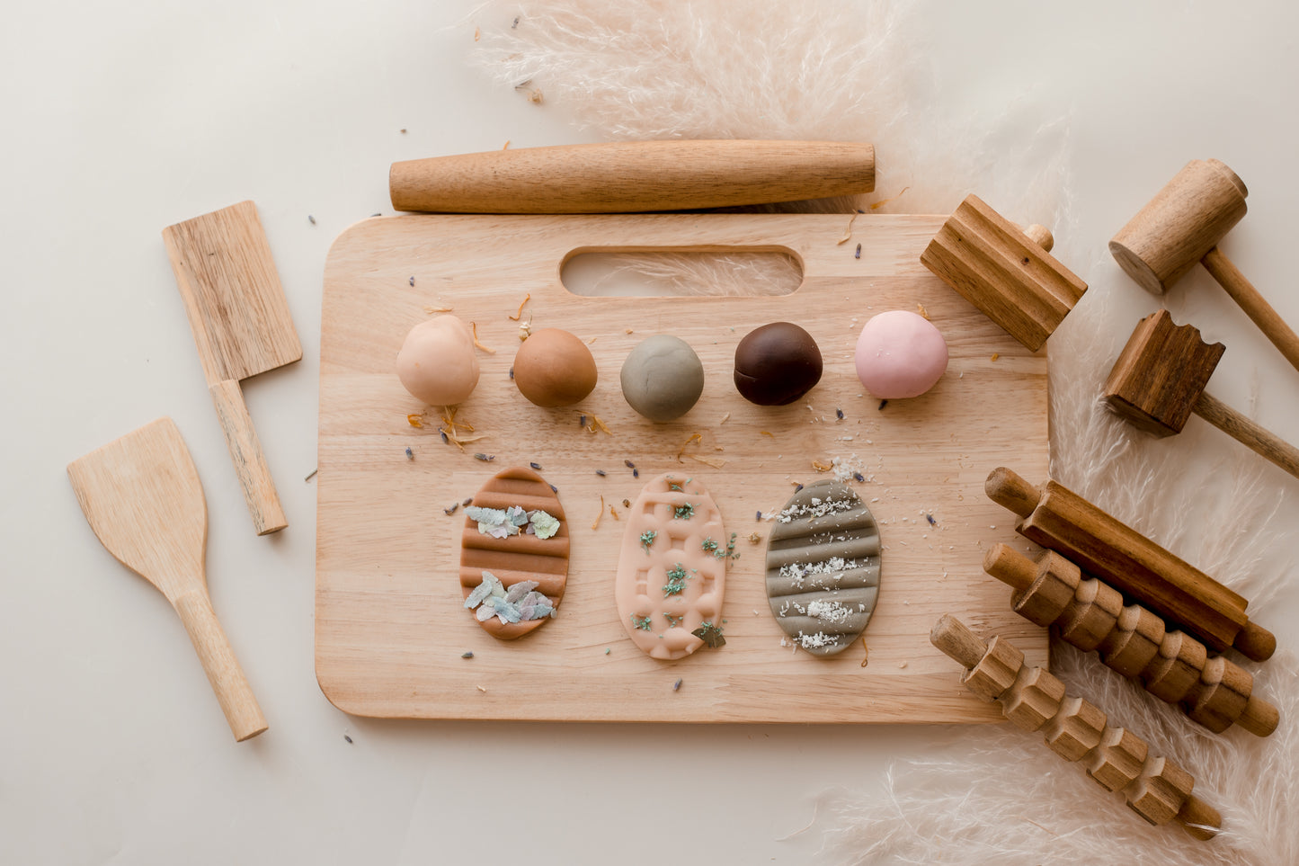 Qtoys - Wooden Playdough Kit