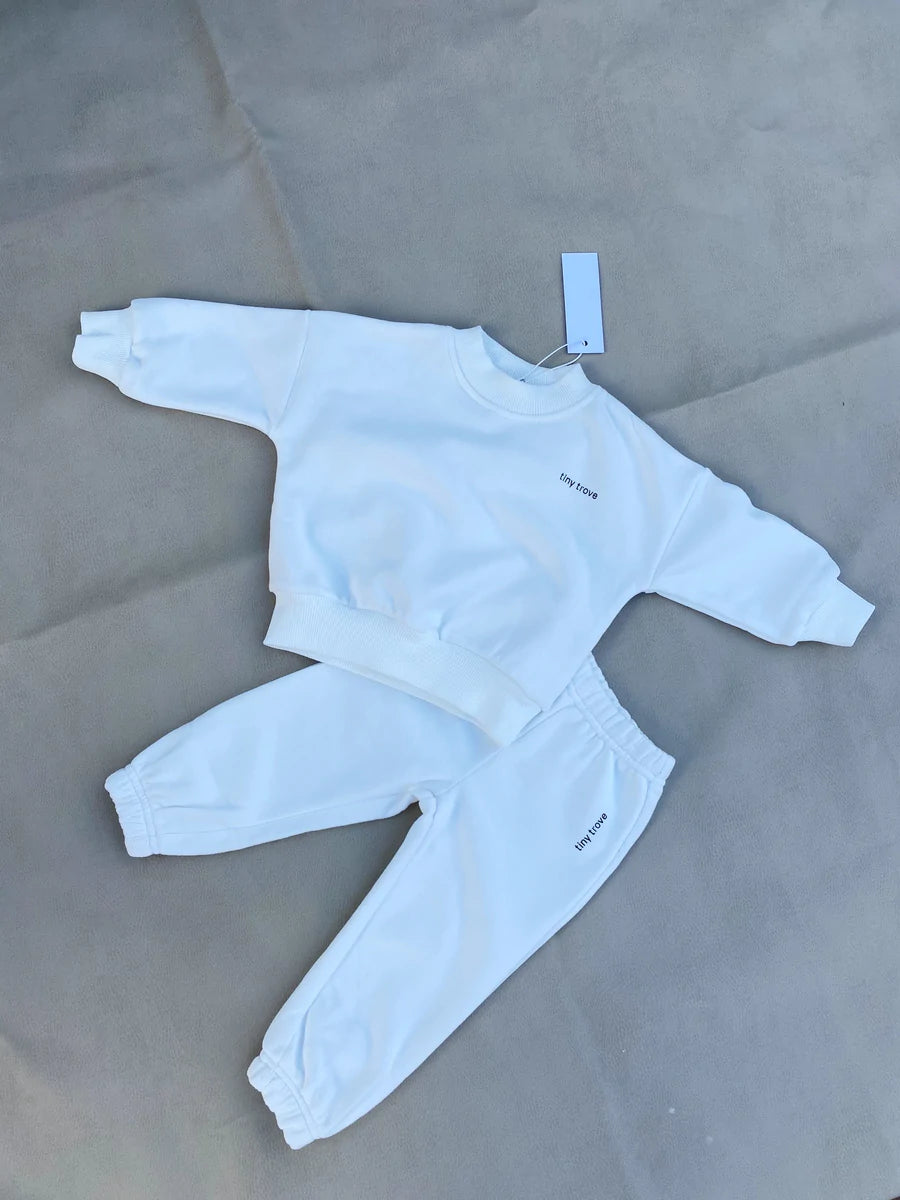 Tiny Trove - Woodie Tracksuit Chalk