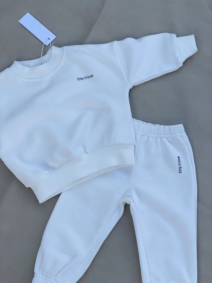 Tiny Trove - Woodie Tracksuit Chalk
