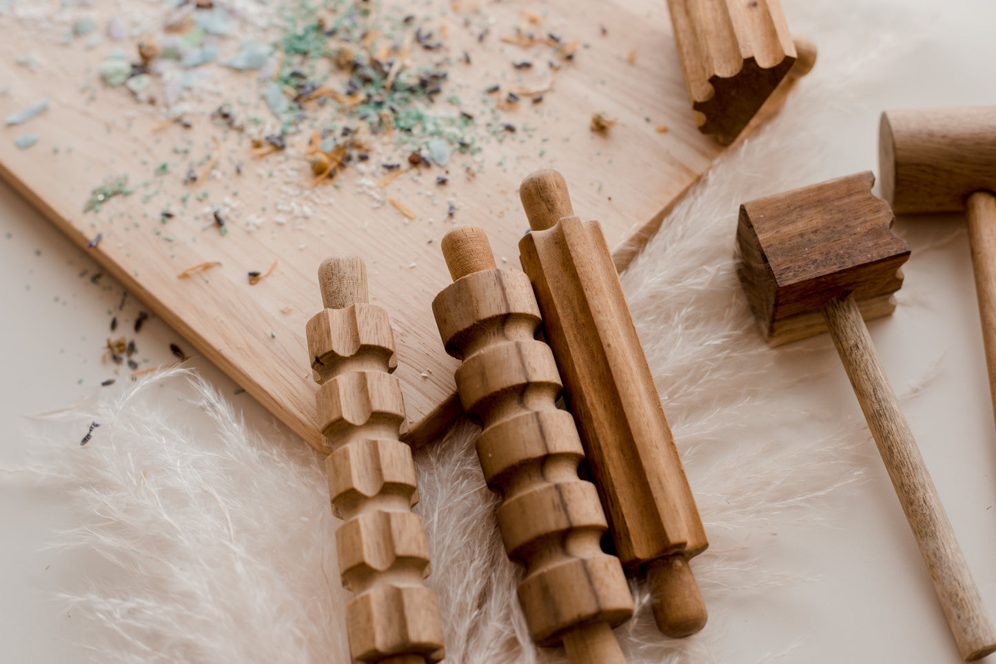 Qtoys - Wooden Playdough Kit