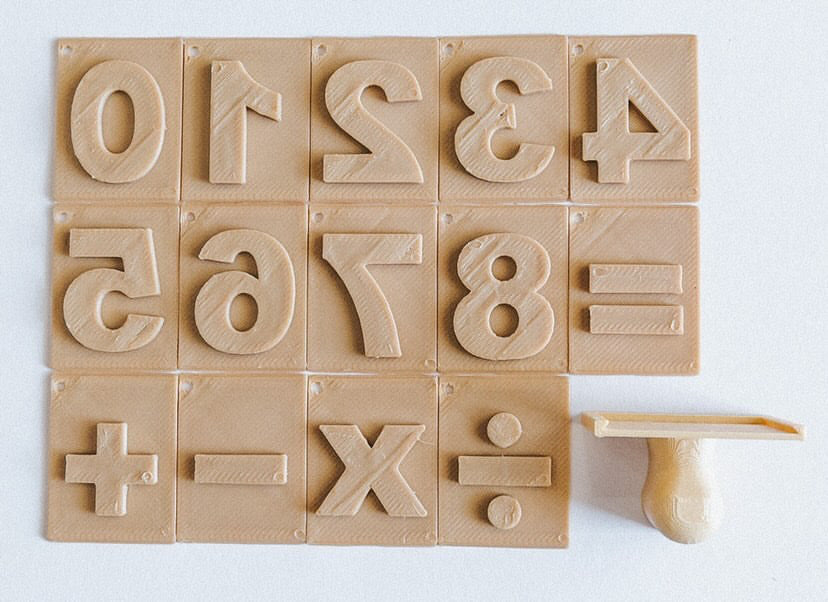 Eco Stamp - Number Set (14 cards)