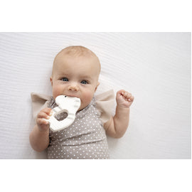 Rubber Zebra Flat Teether