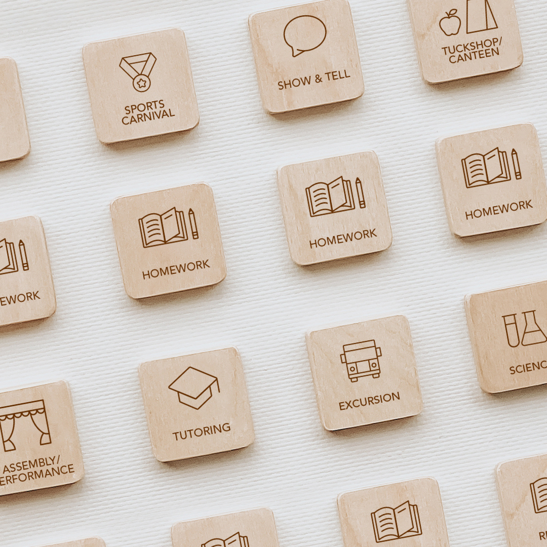 Picture Tile Packs - School Set 20pack