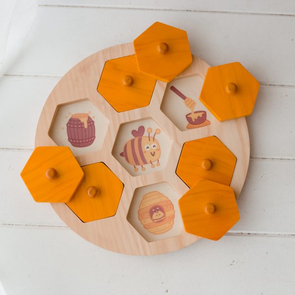 Qtoys - Bee Life Cycle Hive Puzzle