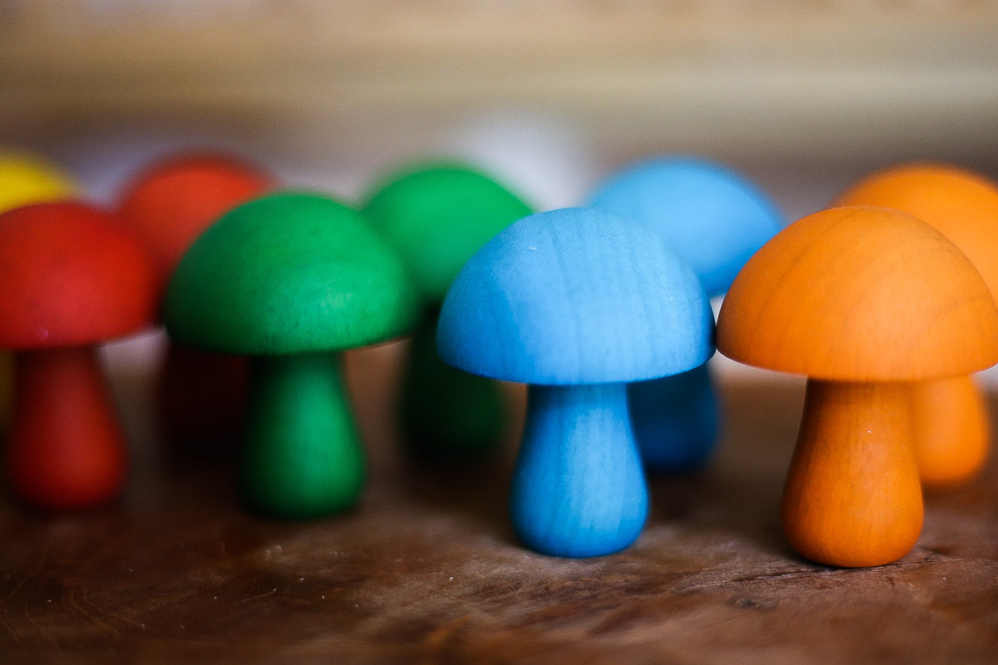Qtoys - Coloured Mushrooms