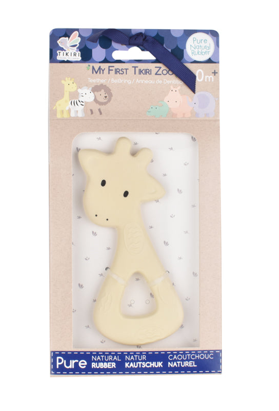 Rubber Giraffe Flat Teether