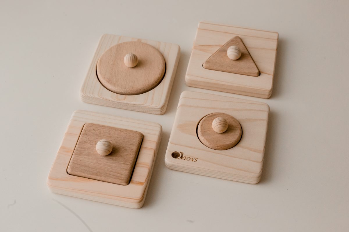 Qtoys - Single Shape Puzzle Set Of 4
