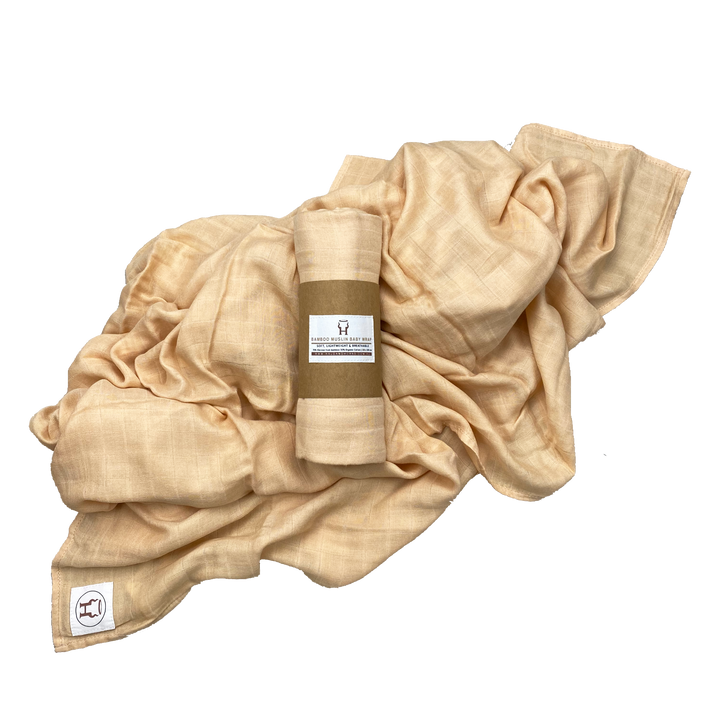 Bamboo Muslin Baby Swaddle - Wheat