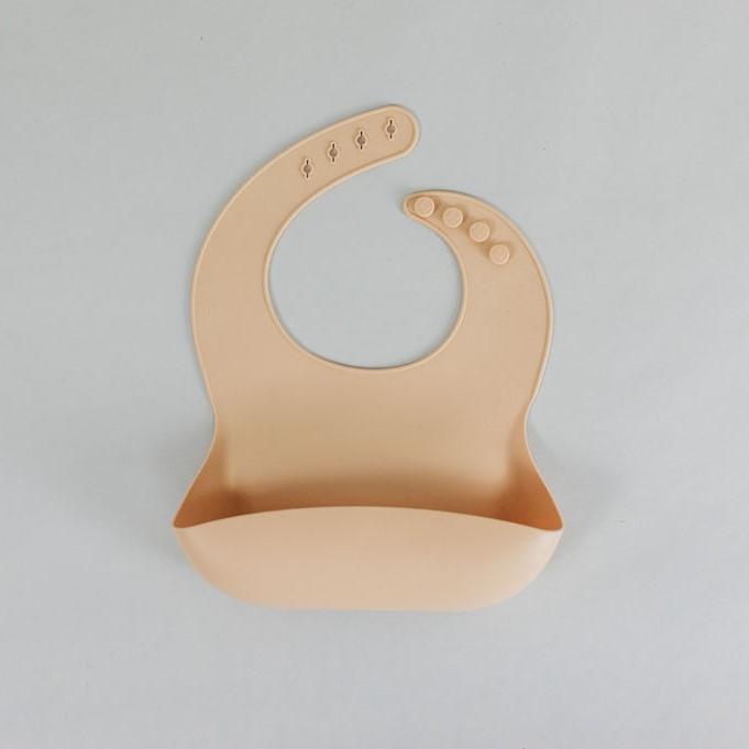 Silicone Bib - Wheat