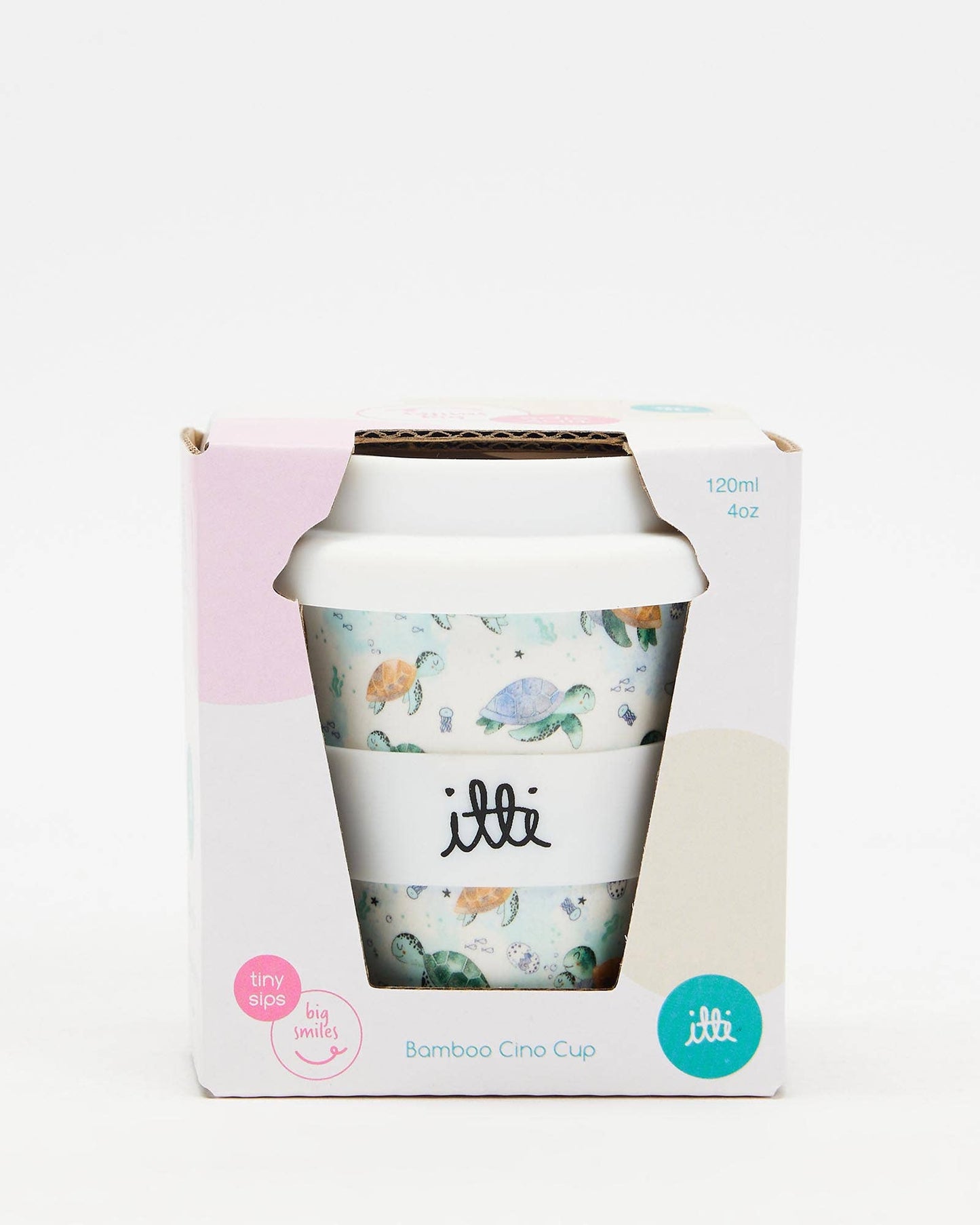 Itti Bamboo Baby Cino Cup + 2 Straws -  Crush PREORDER