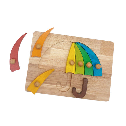 Qtoys Coloured Umbrella Puzzle *PREORDER ARRIVING BEFORE CHRISTMAS