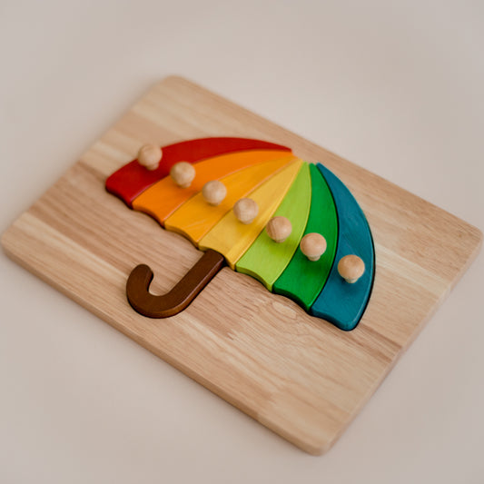 Qtoys Coloured Umbrella Puzzle *PREORDER ARRIVING BEFORE CHRISTMAS