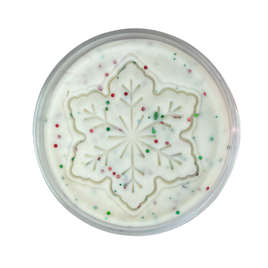 White Christmas Playdough