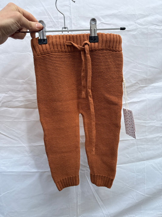 Halo & Horns Brown Knit Pants