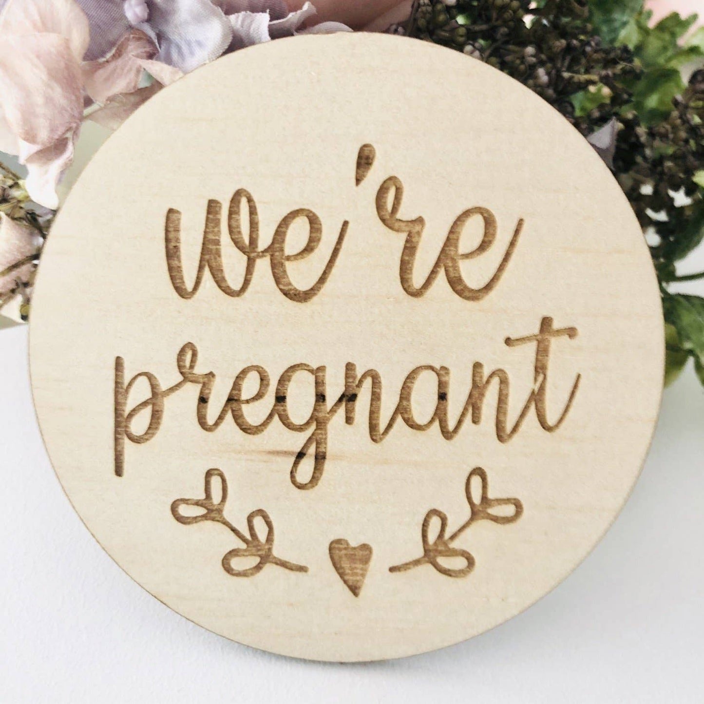 We're Pregnant Botanical: 10CM