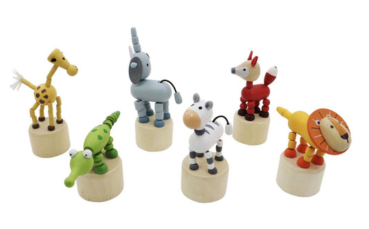 Wooden Jungle Animal Press toys