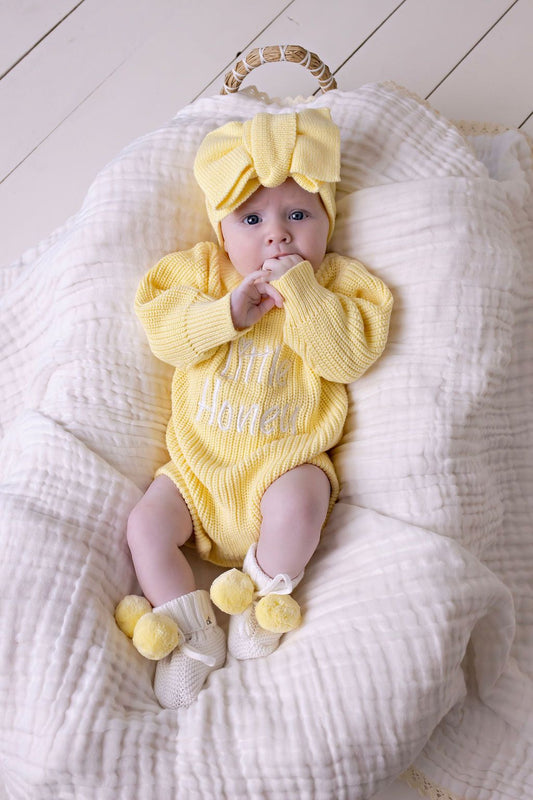 Little Honey Knit Romper