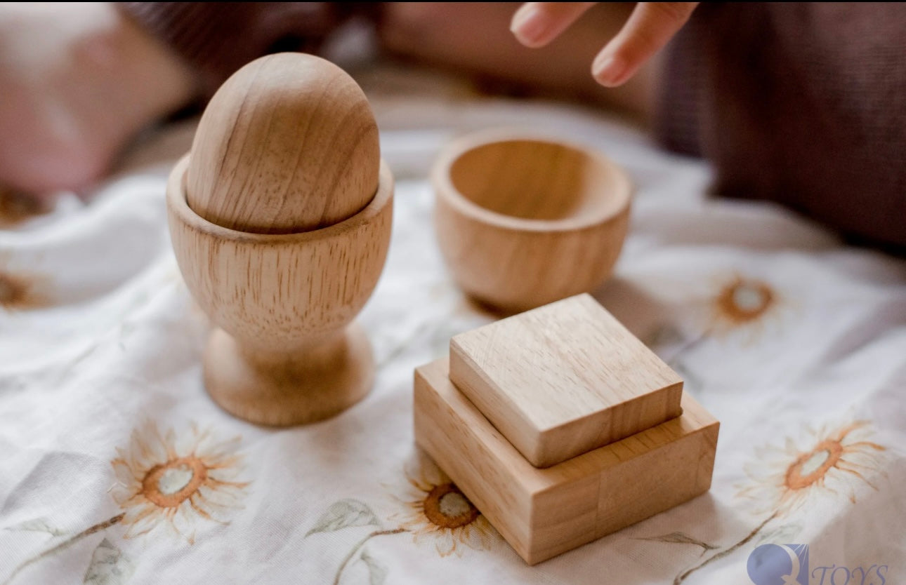 Montessori Egg, Ball and Cup set