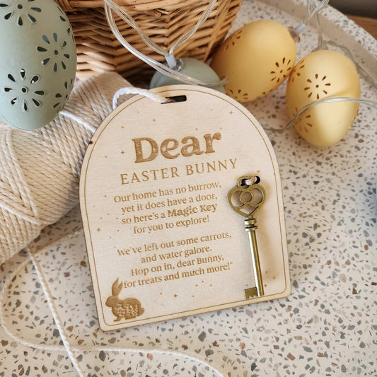 "Dear Easter Bunny" Magic Key - Enchanted Access For Special Visits